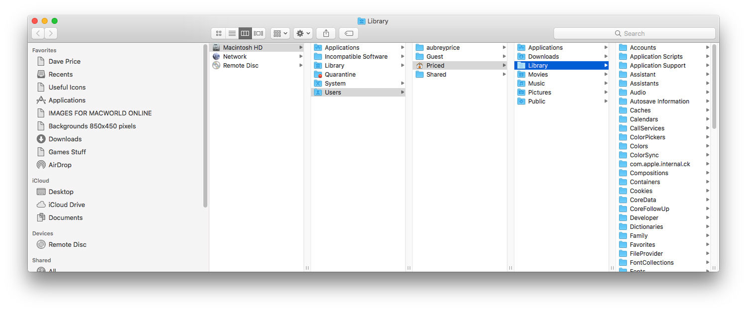 secret folder mac